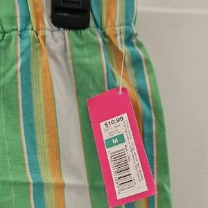 Womens Pajama Bottoms - Green, Orange, White